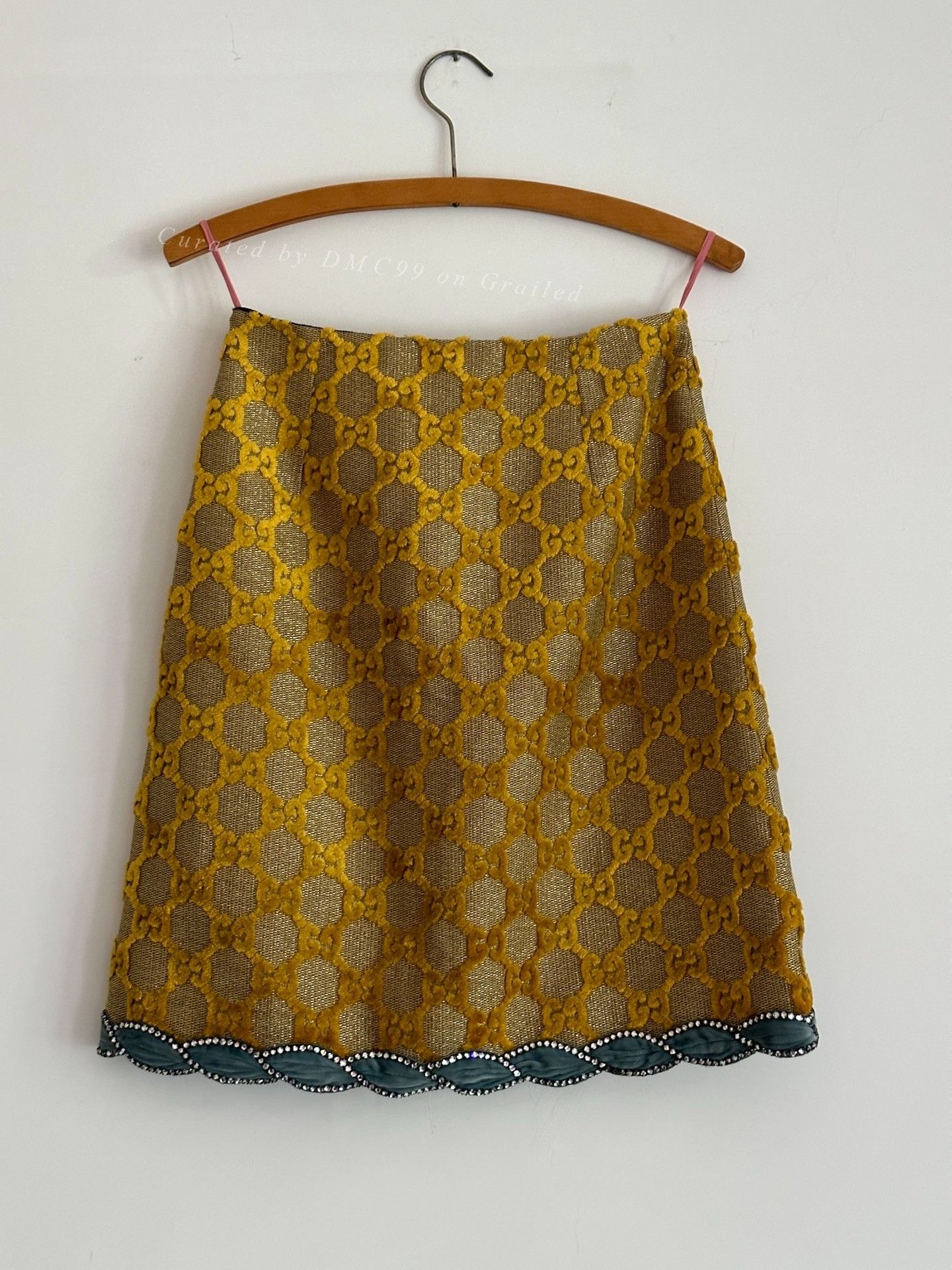 Gucci Gucci Flocked Skirt Size 36" / US 14 / IT 50 - 1 Thumbnail