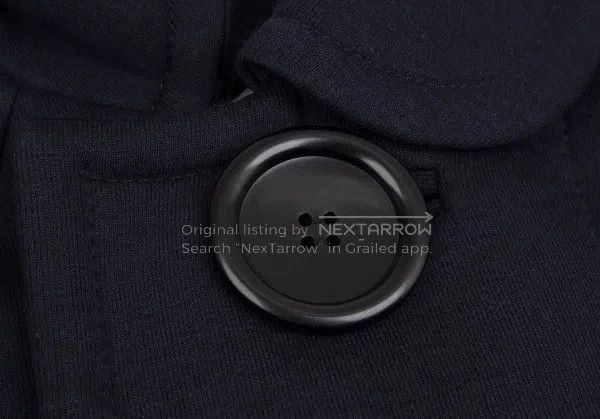 Comme des Garcons Comme Des Garcons Navy Retro Big Button Jacket Size S / US 4 / IT 40 - 5 Thumbnail