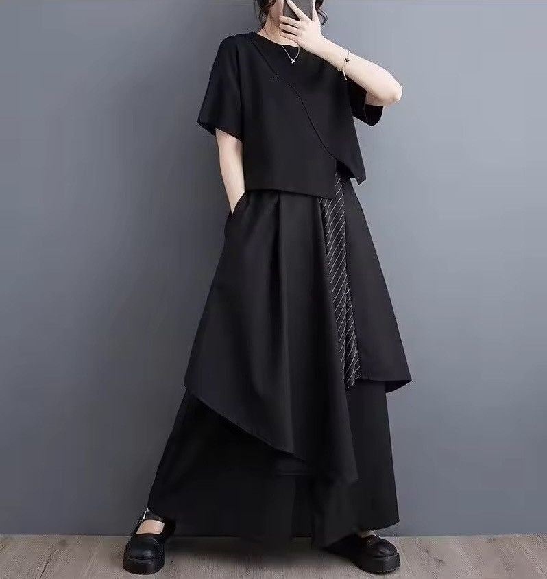 Japanese Brand Women’s Rubber Waist Loose Trousers Size US 34 / EU 50 - 5 Thumbnail