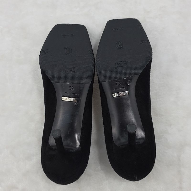 Gucci Gucci Classic Black Leather Flat Shoes Size US 6.5 / EU 39-40 - 4 Thumbnail