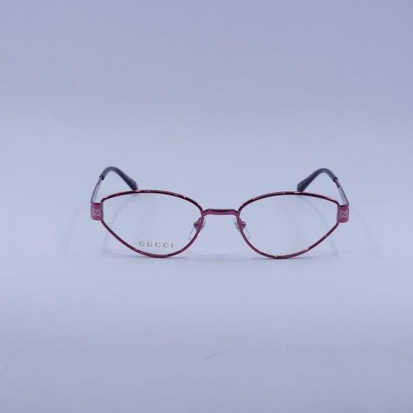 Gucci Gucci GG1853O 003 Eyeglasses Fuchsia with GG Pattern 54mm Size ONE SIZE - 2 Thumbnail