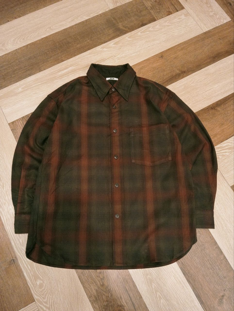 Lemaire LEMAIRE X UT U OVERSIZED FLANNEL SHIRT - SIZE M Size US M / EU 48-50 / 2 - 1 Thumbnail