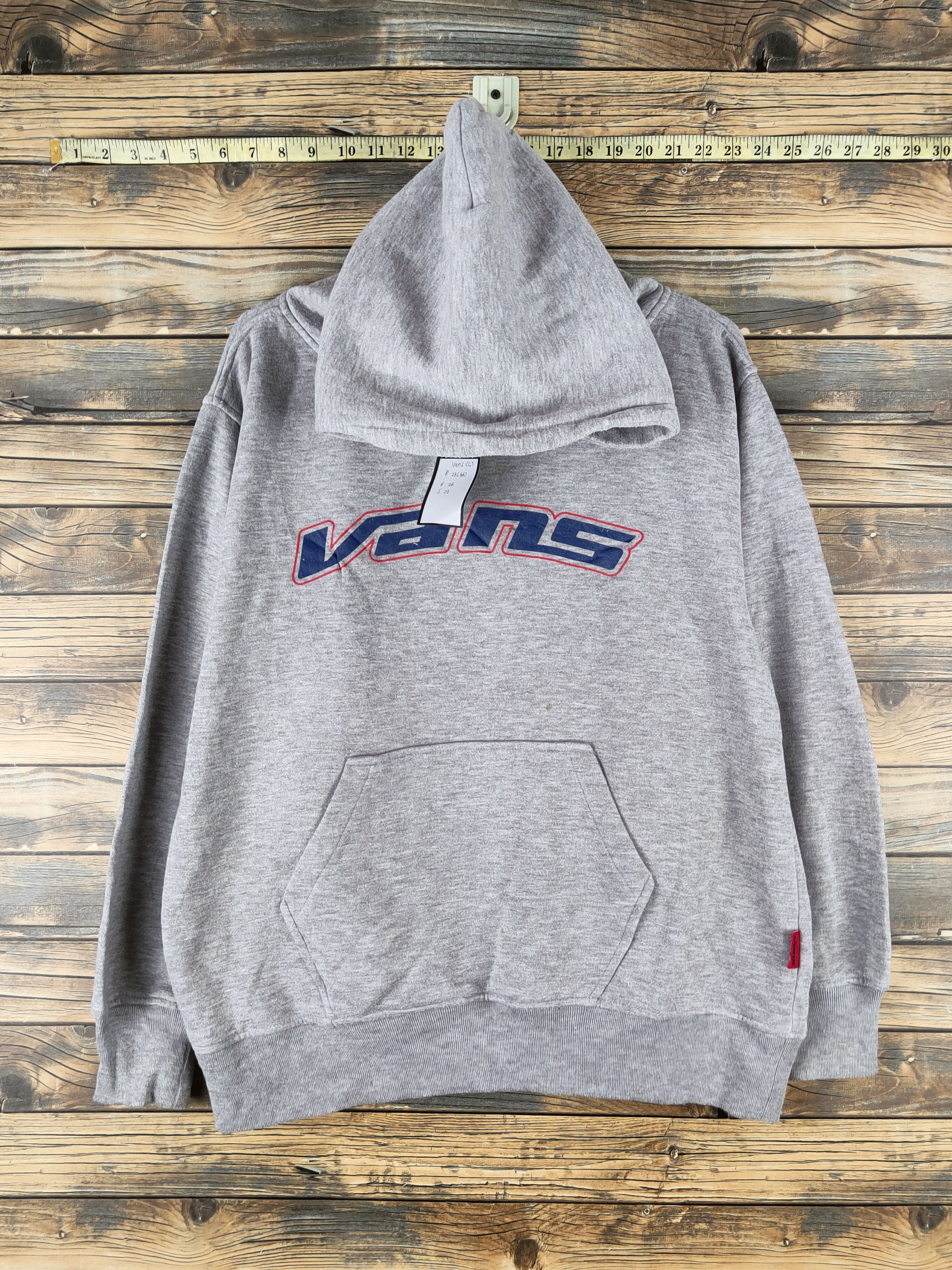 Vans DL Vans Gray Hoodie Sweatshirts #46-118 Size US L / EU 52-54 / 3 - 1 Thumbnail