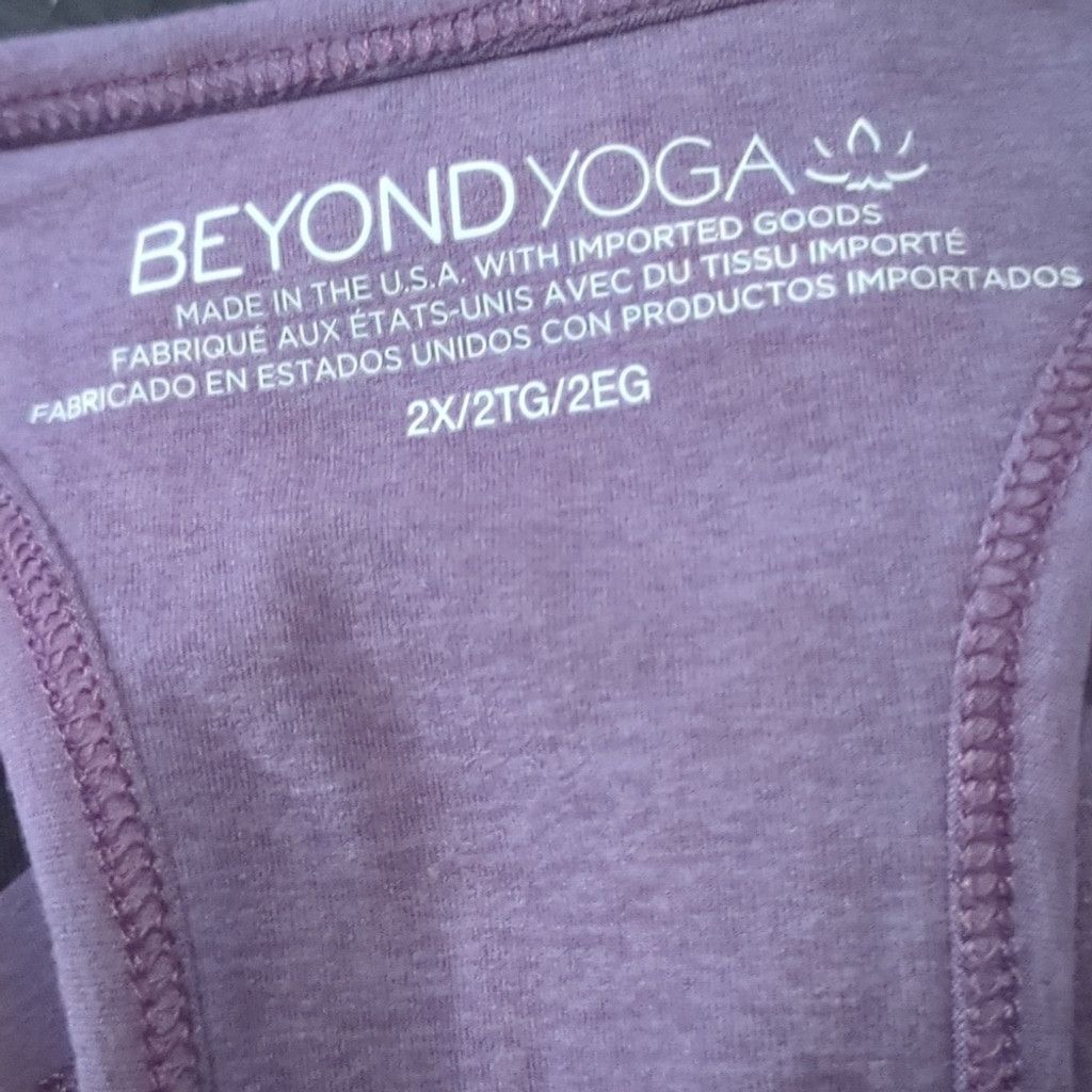 Beyond Yoga Beyond yoga indigo heather space dye racer tank sz 2XL Size XXL / US 16-18 / IT 52-54 - 6 Thumbnail