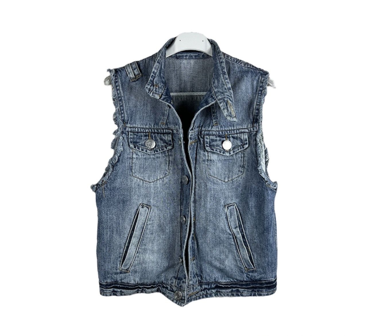 Dsquared2 Archive Dsquared2 denim sleeveless vest zip jacket vintage Size US M / EU 48-50 / 2 - 2 Thumbnail