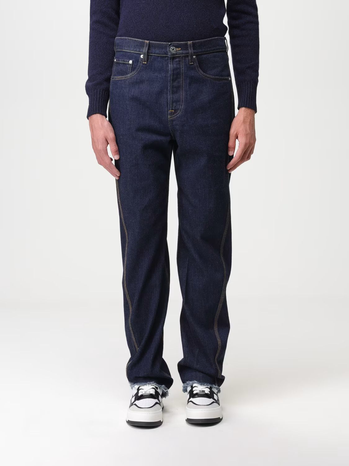 Lanvin o1y0125 Jeans Pant in Blue Size US 31 - 1 Thumbnail