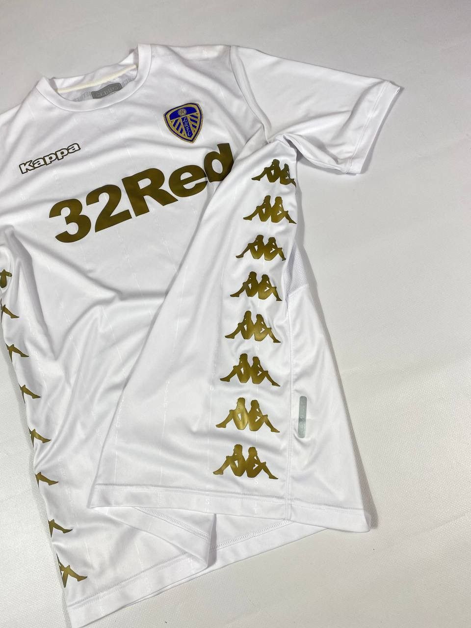 Kappa Leeds United Soccer Jersey Kappa Monogram 2019-20 Home Kit Size US XL / EU 56 / 4 - 2 Thumbnail
