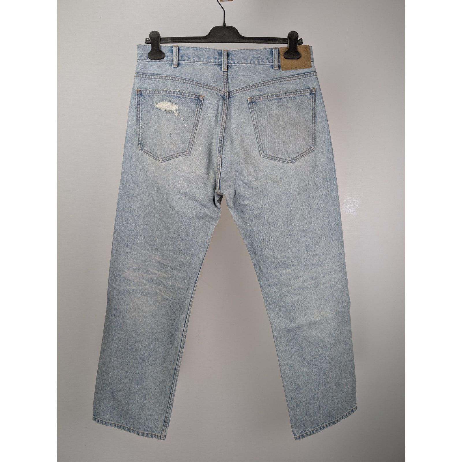 Celine o1rshd1 Denim jeans in Light Blue Size US 34 / EU 50 - 11 Thumbnail