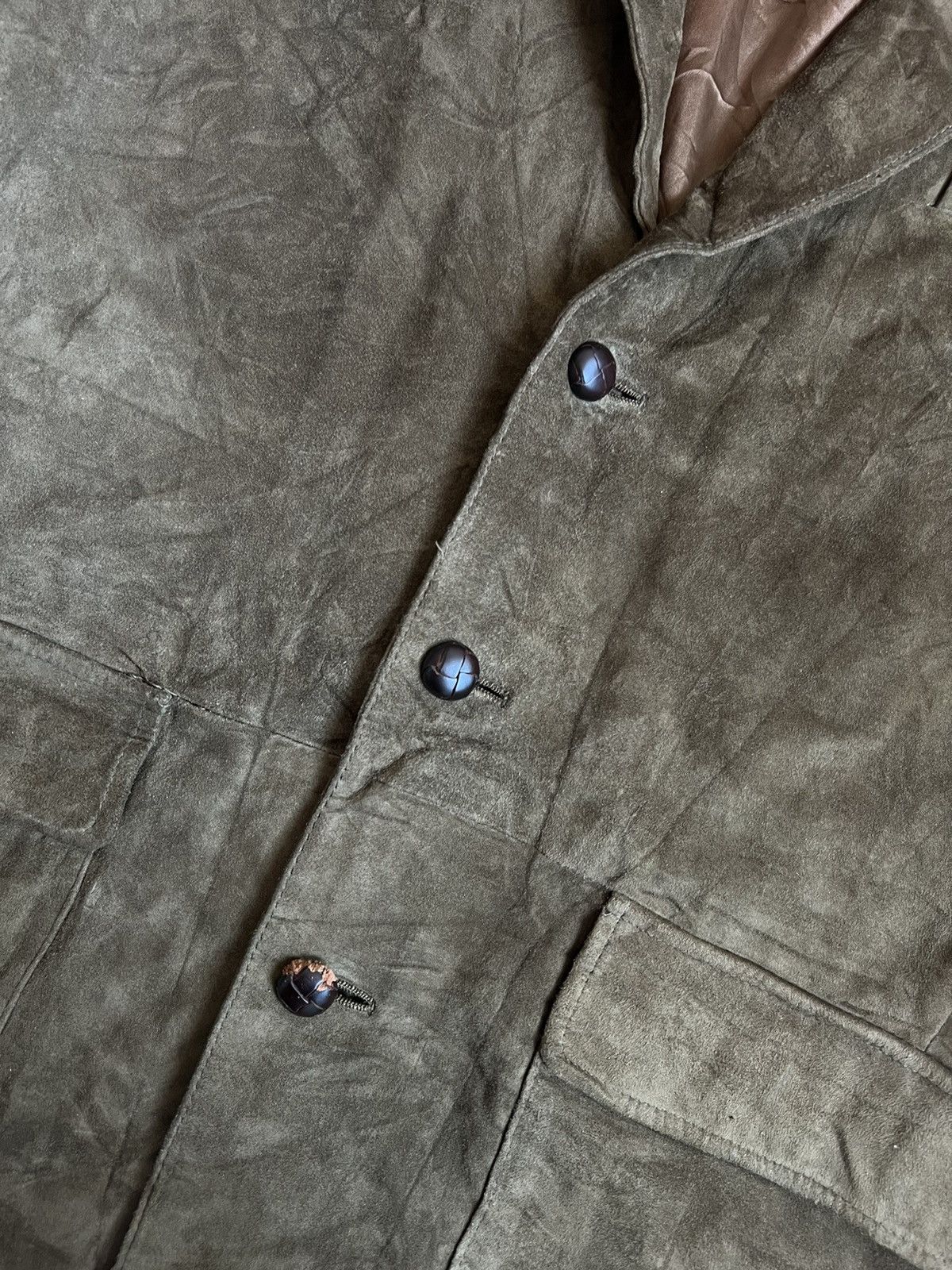 Genuine Leather Border State Suede Genuine Leather Brown Jacket Size US M / EU 48-50 / 2 - 5 Thumbnail