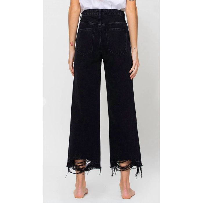 Vervet • High Rise Wide Leg - Optic White (Curvy) main image 1