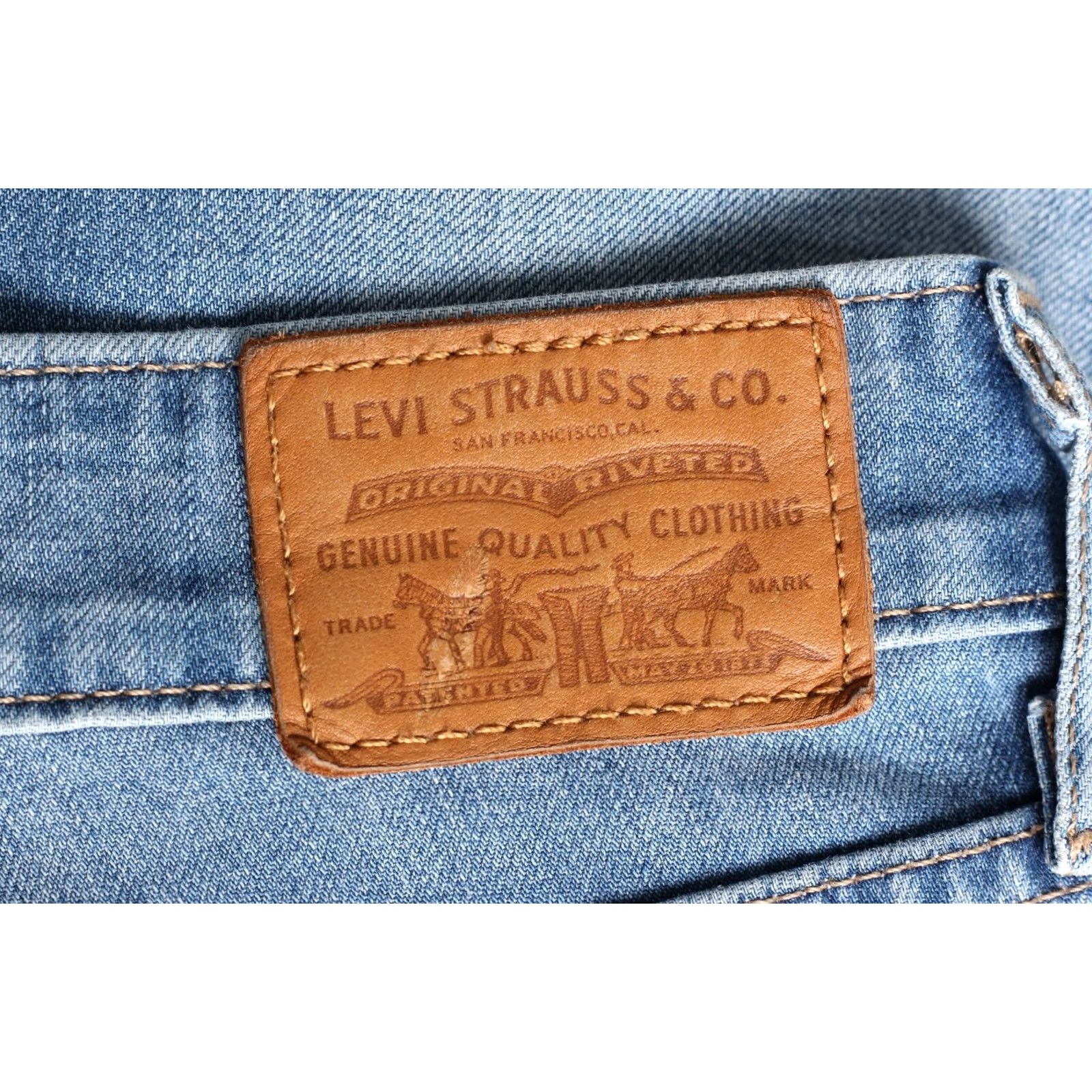 Levi's LEVI’S 721 PREMIUM HIGH RISE SKINNY Jeans Women Size W28 L30 Big E Stretch Size 28" / US 6 / IT 42 - 4 Thumbnail