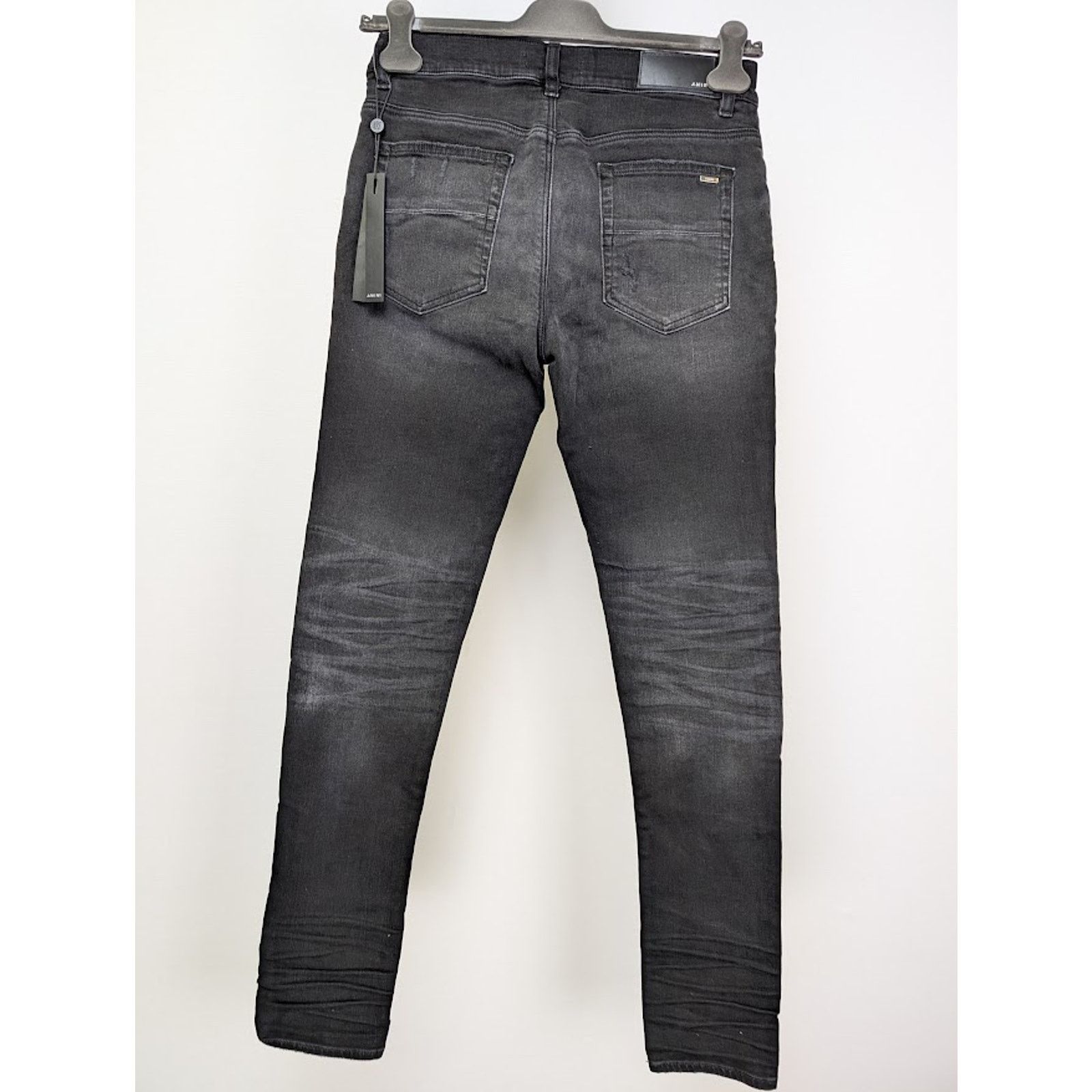 Amiri o1rshd1 MX1 Suede Jean in Vintage Black Size US 29 - 13 Thumbnail
