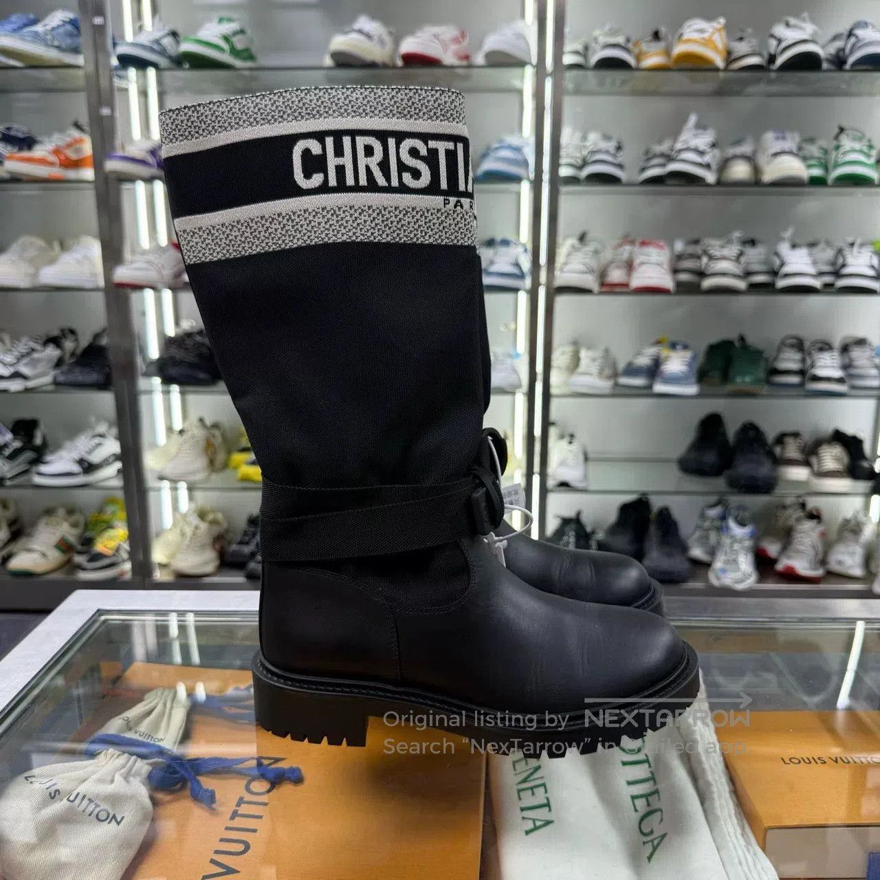 Dior dior d-major knight boots size 36.5. Size US 6 / IT 36 - 3 Thumbnail