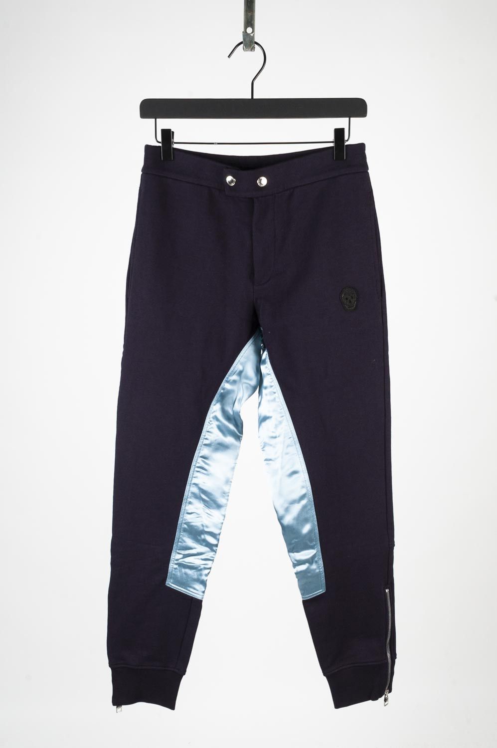 image of Alexander Mcqueen Blue Men New Sweatpants S H4045 in Black (Size 30)