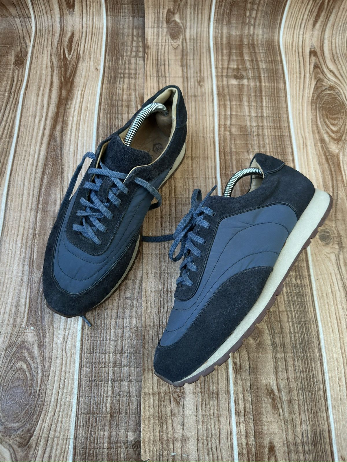 Loro Piana Loro Piana Blue Suede Weekend Walk Low top Sneaks Size US 7 / EU 40 - 7 Thumbnail