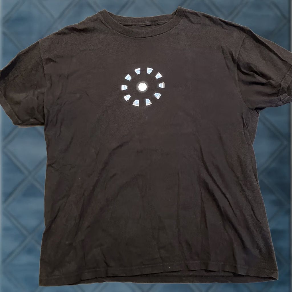 Vintage VINTAGE Iron Man Marvel Comics Movie Promo Graphic T Shirt Large T-Shirt Men L Black Cotton Short Sleeve Crew Neck 2000-2009 Comics Movie Hero Mens Size US L / EU 52-54 / 3 - 1 Thumbnail