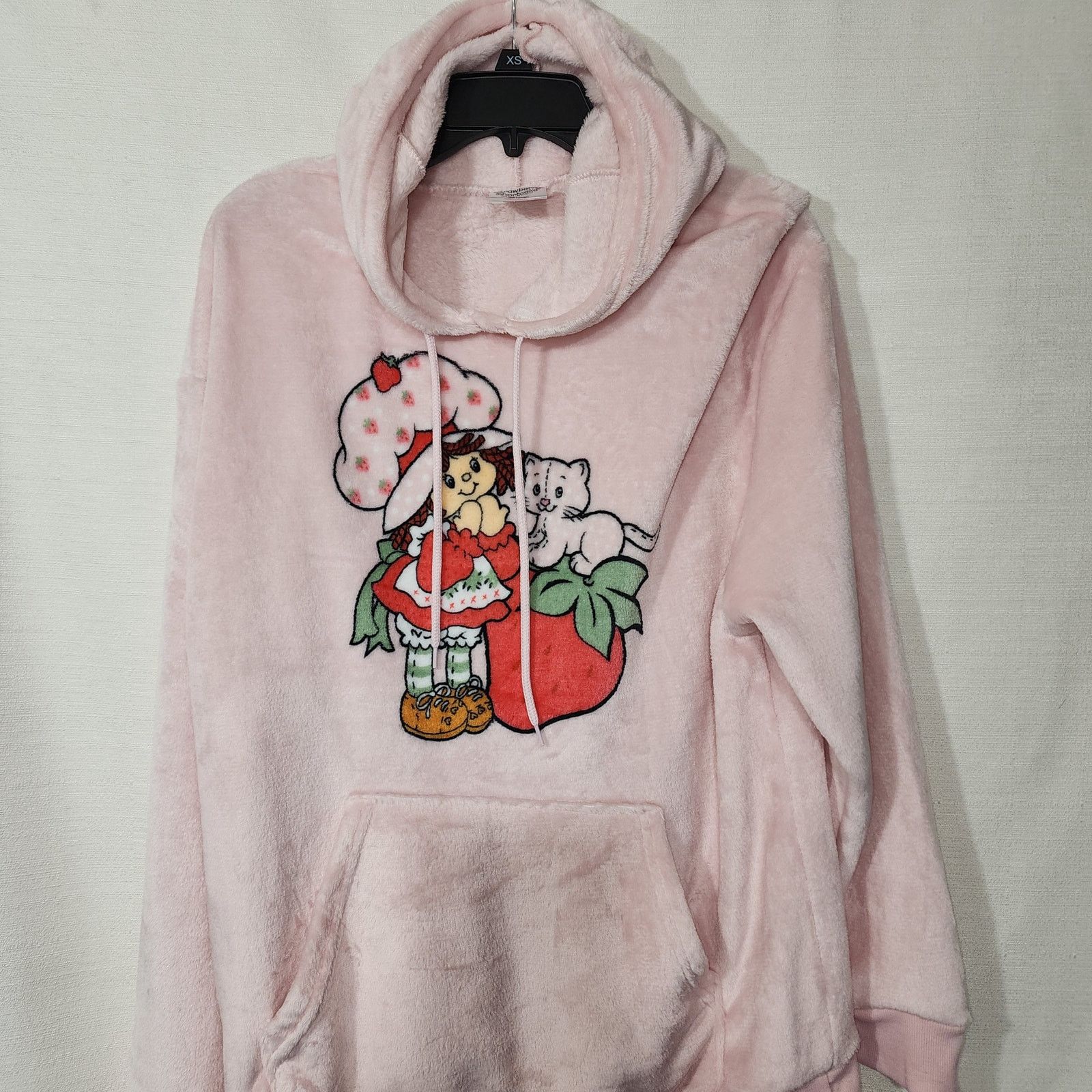 Strawberry Strawberry shortcake fleece hoodie women's size Large Size L / US 10 / IT 46 - 4 Thumbnail