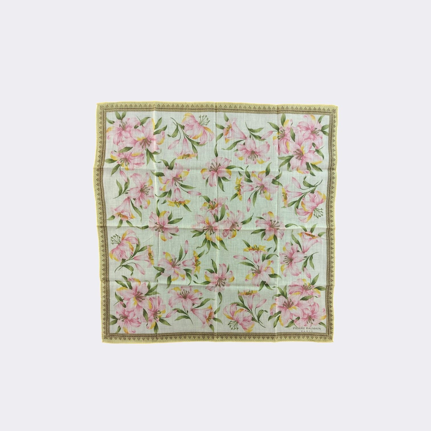 Pierre Balmain × Vintage Vintage Pierre Balmain Handkerchief Neckerchief H494H Size ONE SIZE - 2 Thumbnail