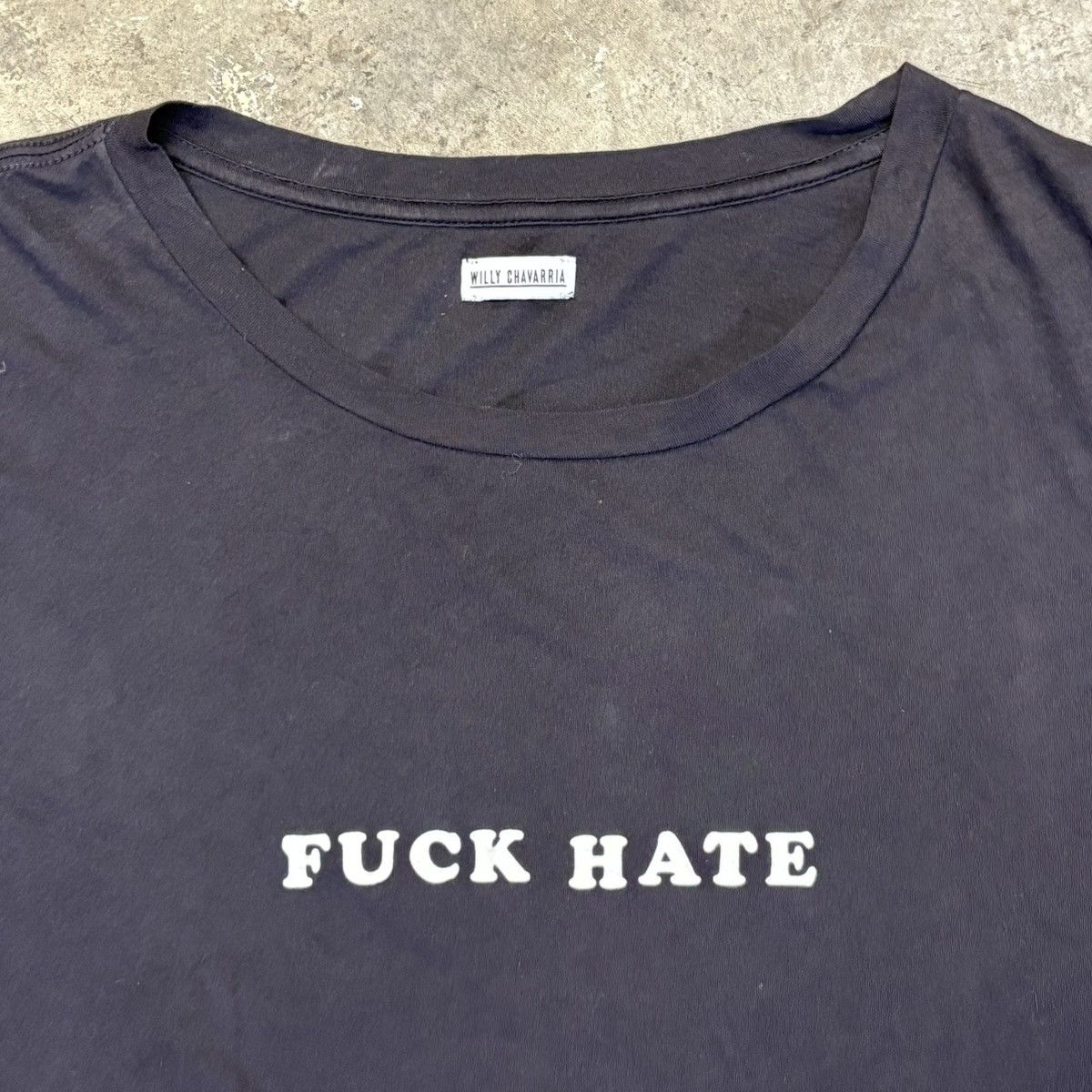 Willy Chavarria Willy Chavarria SS16 “Fuck Hate” Shirt Size US L / EU 52-54 / 3 - 2 Thumbnail