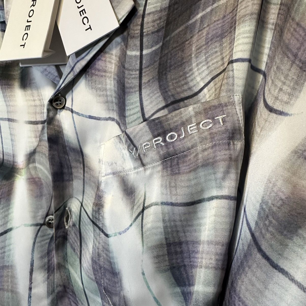 Y/Project SS24 Y/Project Check Shirt Runway Light Blue Oversized Size US M / EU 48-50 / 2 - 4 Thumbnail