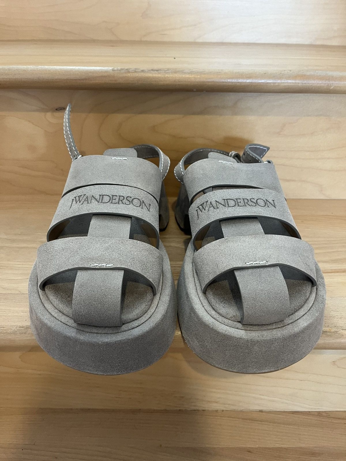 JW Anderson JW Anderson Fisherman Suede Platform Grey Sandals Sz 42 NEW Size US 9 / EU 42 - 6 Thumbnail