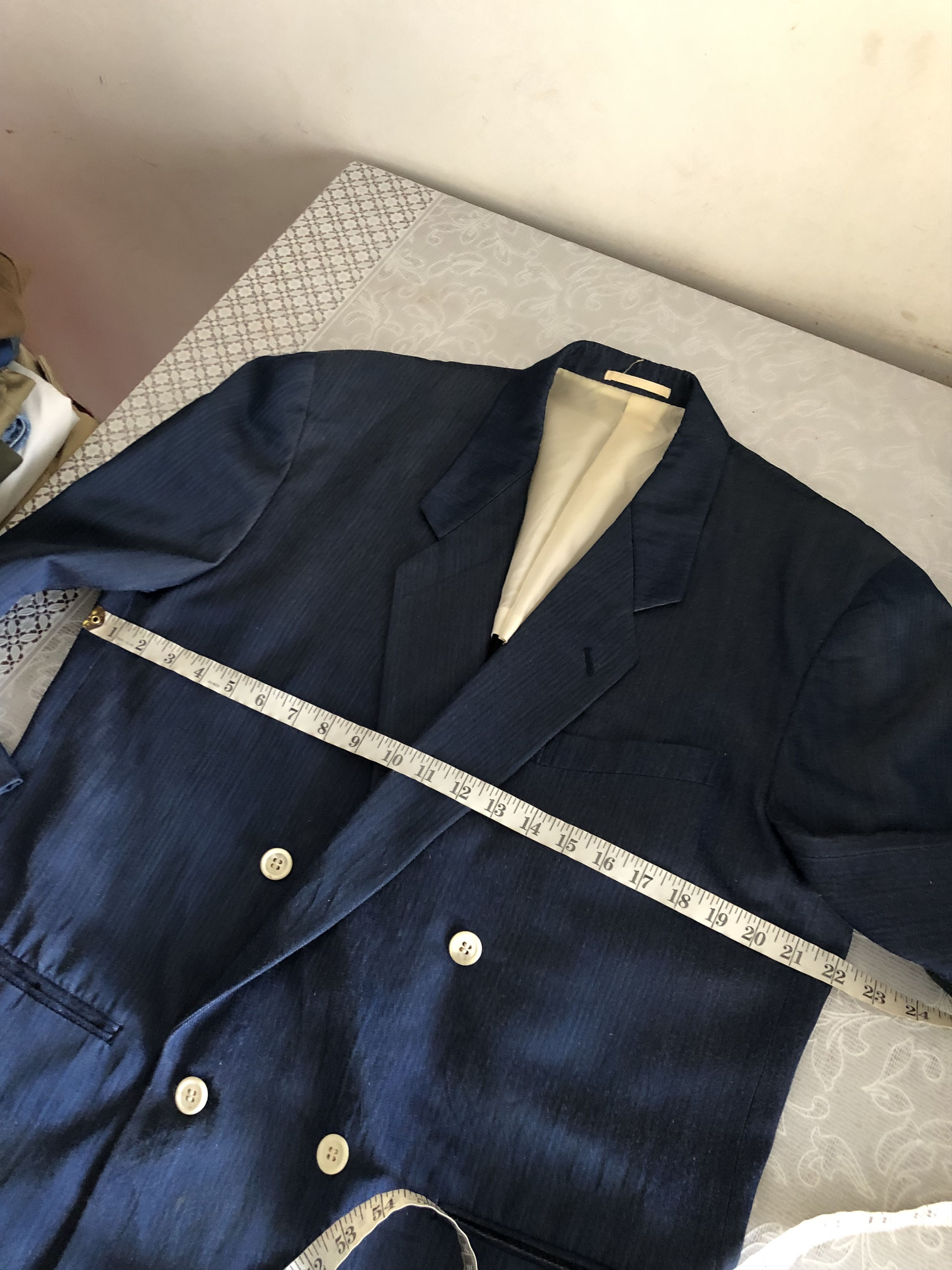 Comme des Garcons Homme Plus Comme des Garcons Amekaji Style Faded Denim Double Breasted Size US M / EU 48-50 / 2 - 25 Thumbnail