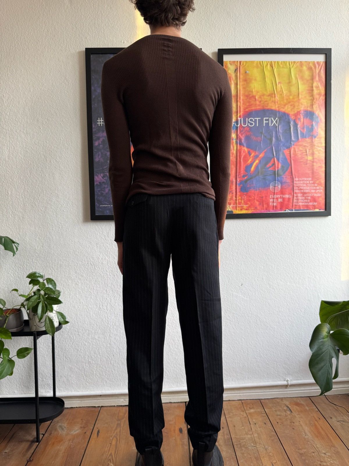 Rick Owens F/W 23 "LUXOR" Ribbed Brown Wool Sweater Rick Owens L Size US L / EU 52-54 / 3 - 20 Thumbnail