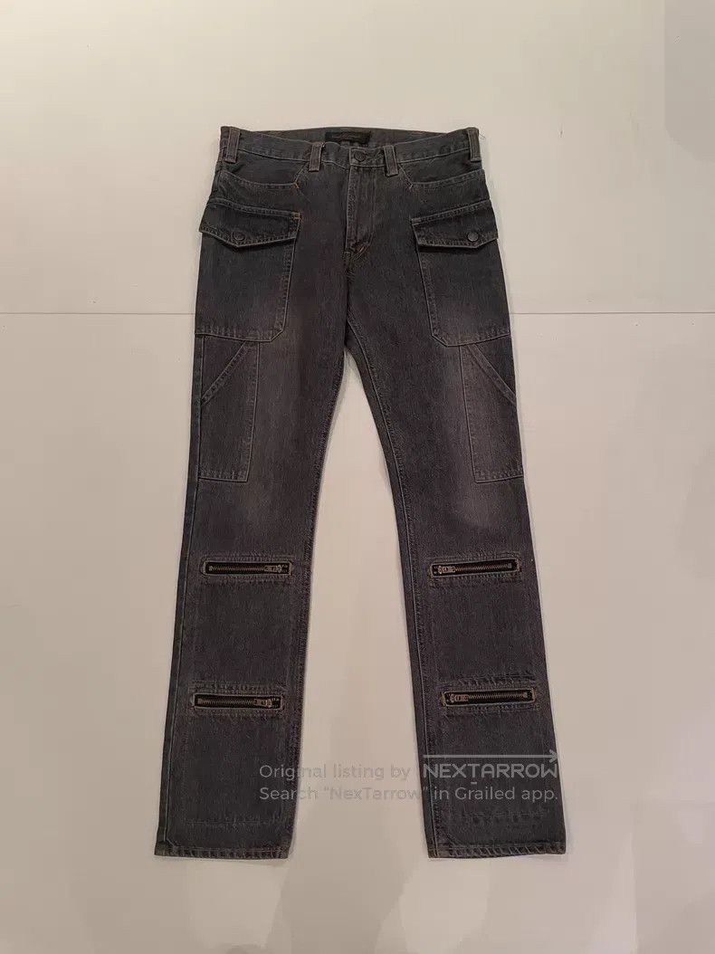 Undercover Undercover size m AW02 Cell Multi-Zip Jeans Size US 28 / EU 44 - 3 Thumbnail