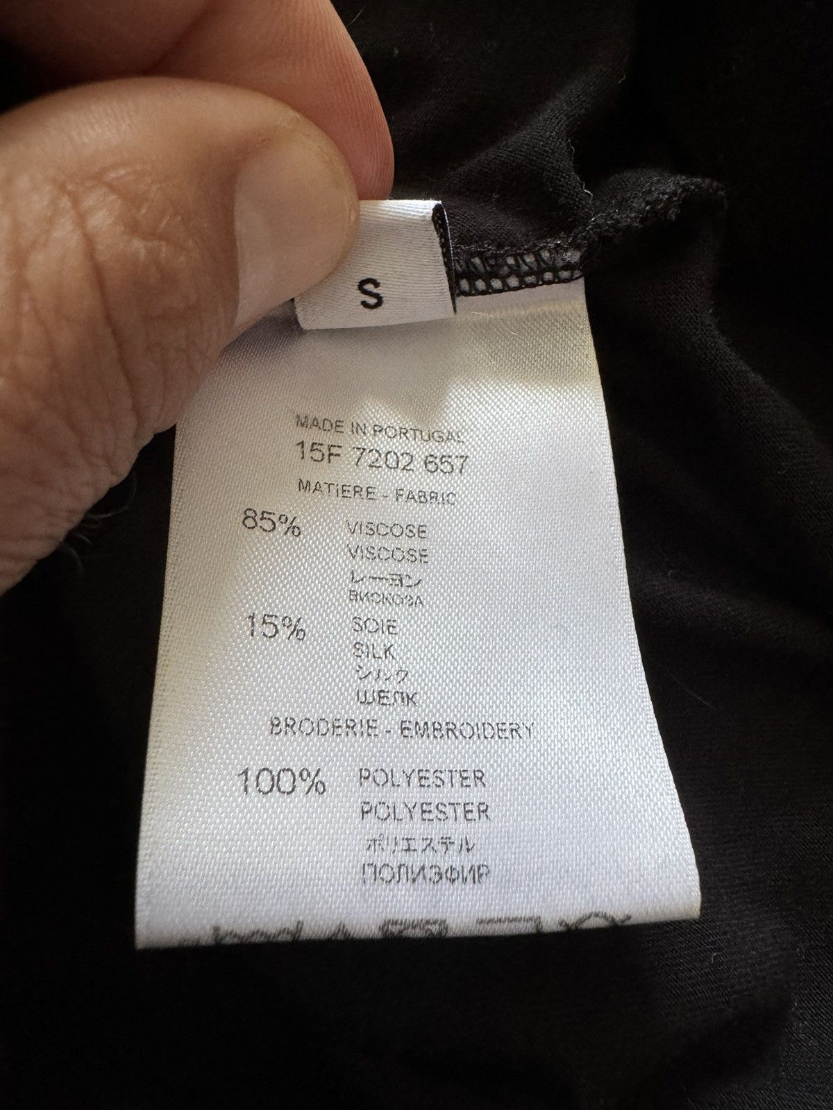 Givenchy GIVENCHY long sleeve tshirt sizes IN PHOTOS by tape measure Size US S / EU 44-46 / 1 - 12 Thumbnail