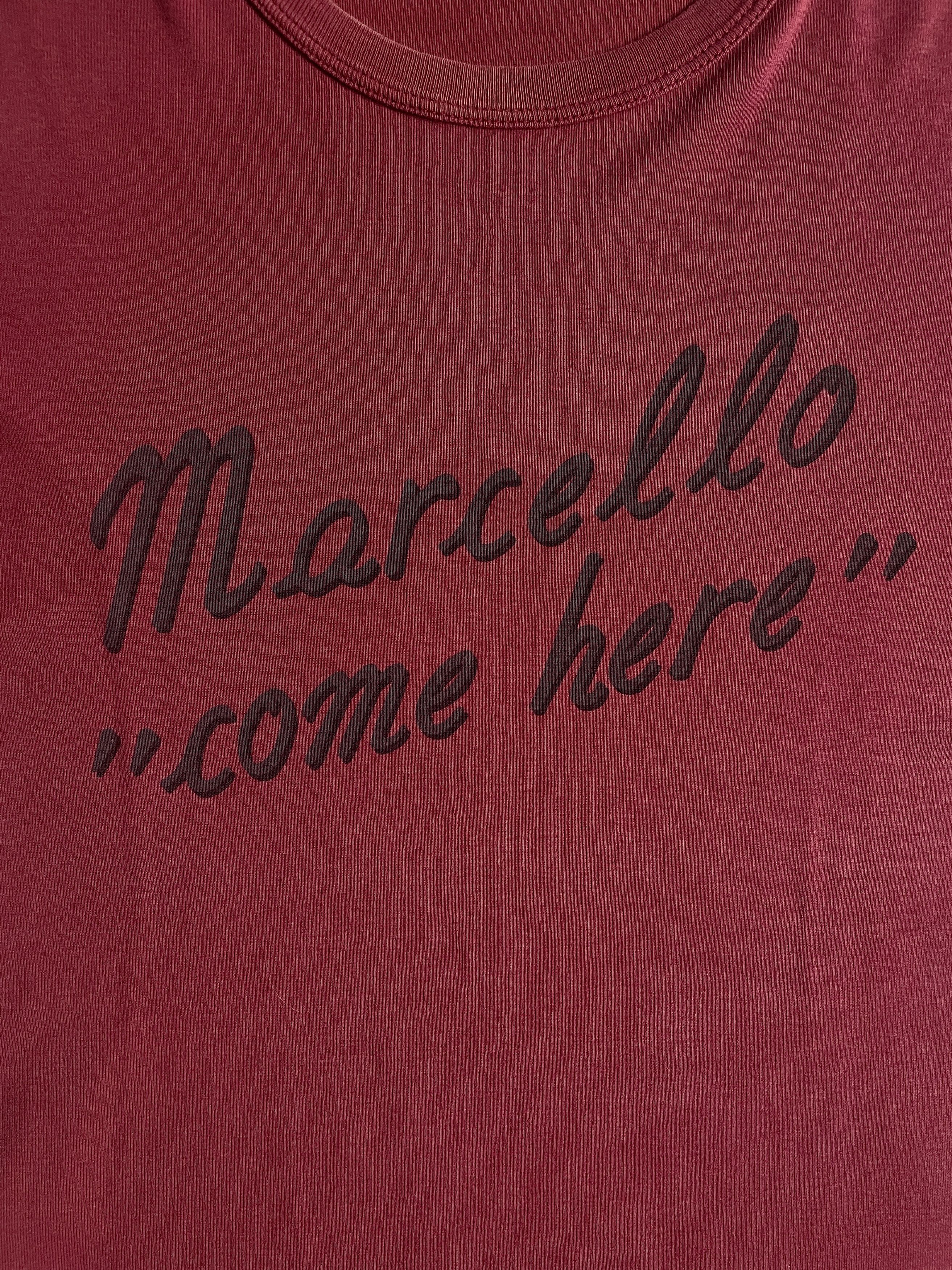 Dolce & Gabbana Dolce & Gabbana SS 1998 “Marcello come here!” red t-shirt Size US S / EU 44-46 / 1 - 2 Thumbnail