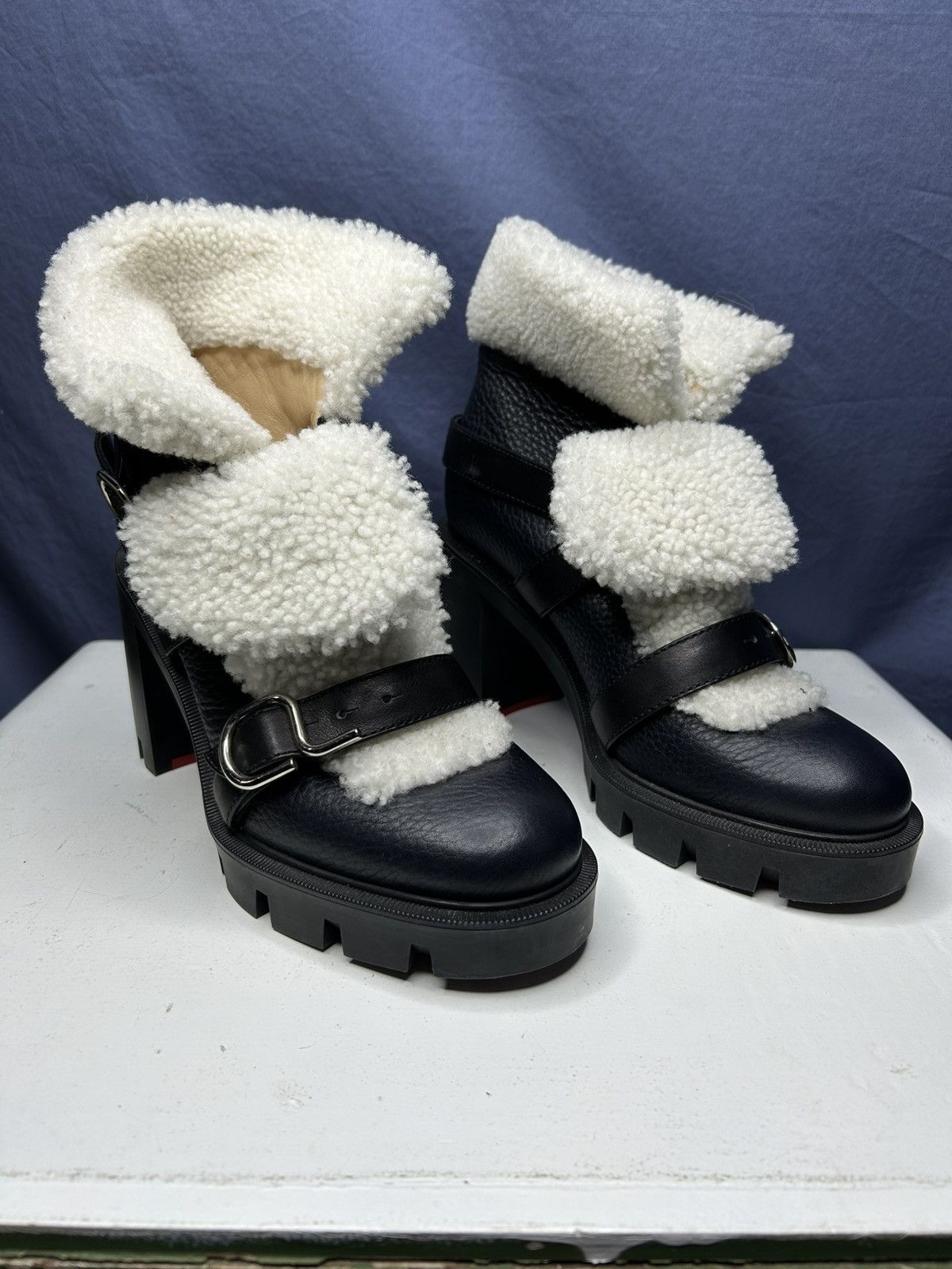 Christian Louboutin Christian Louboutin Leather Boots Size 38 EU / 8 US WMNS Size US 8 / IT 38 - 1 Thumbnail