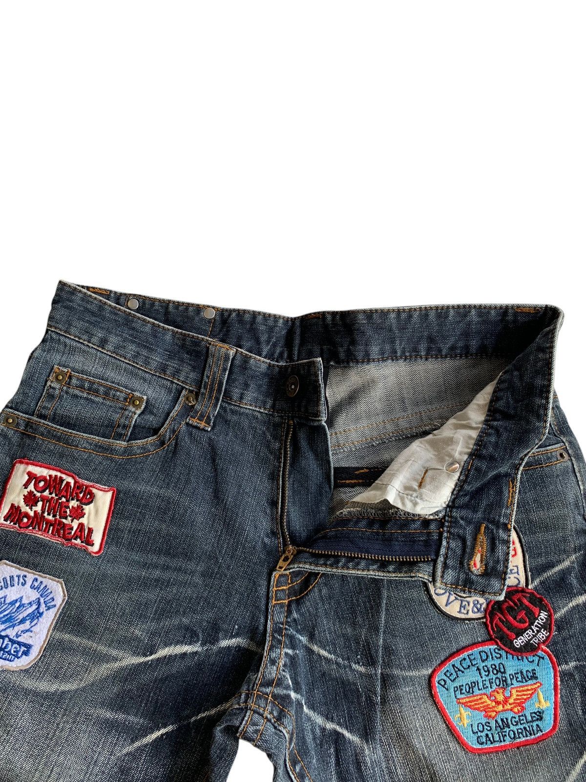 semanticdesign SEMANTIC DESIGN JAPANESE RUSTY MUDMAX PUNK STYLE DENIM☠️🎌 Size US 32 / EU 48 - 15 Thumbnail