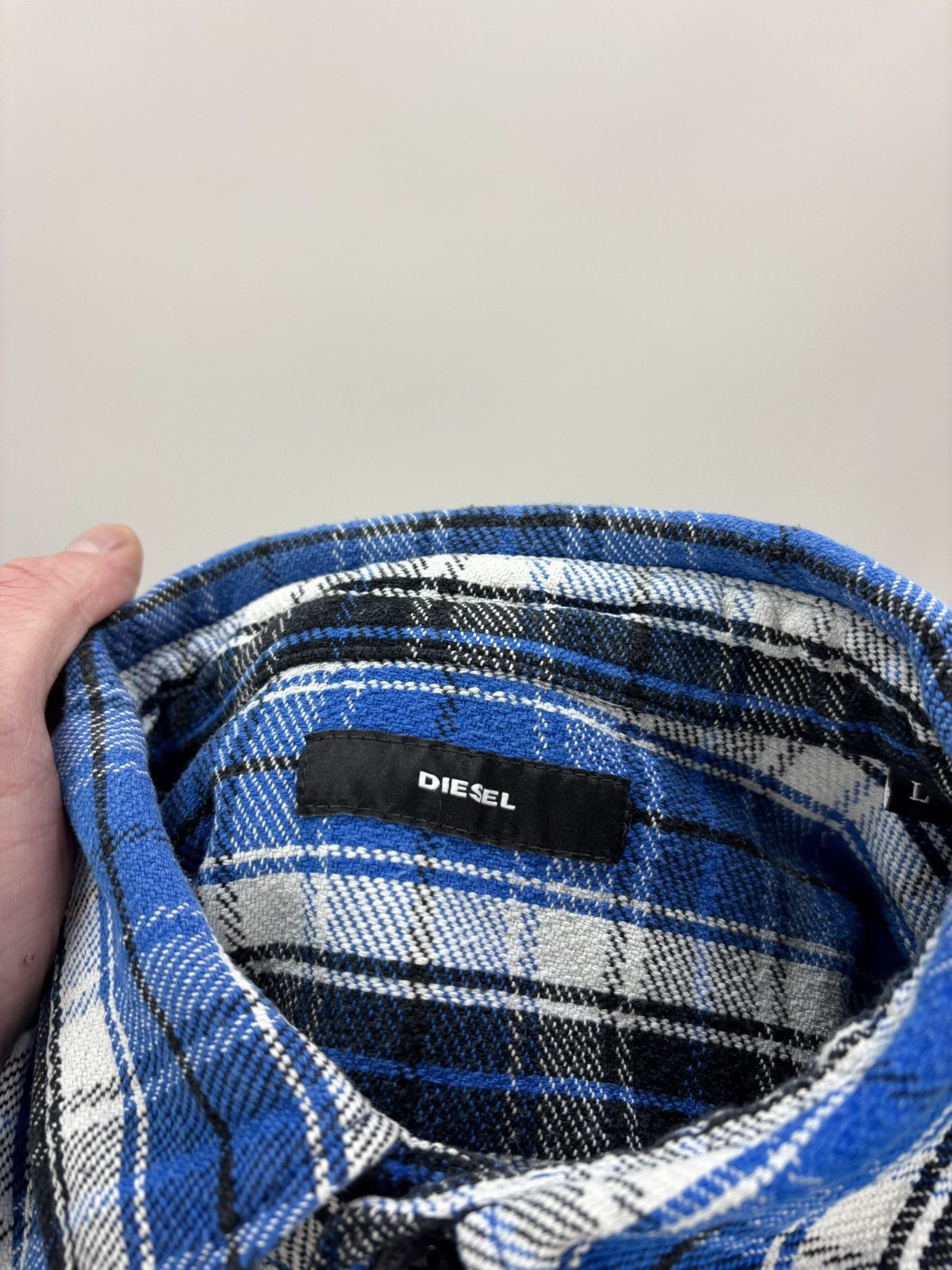 Diesel Mens jacket shirt Diesel Size L Color Blue Size US L / EU 52-54 / 3 - 11 Thumbnail