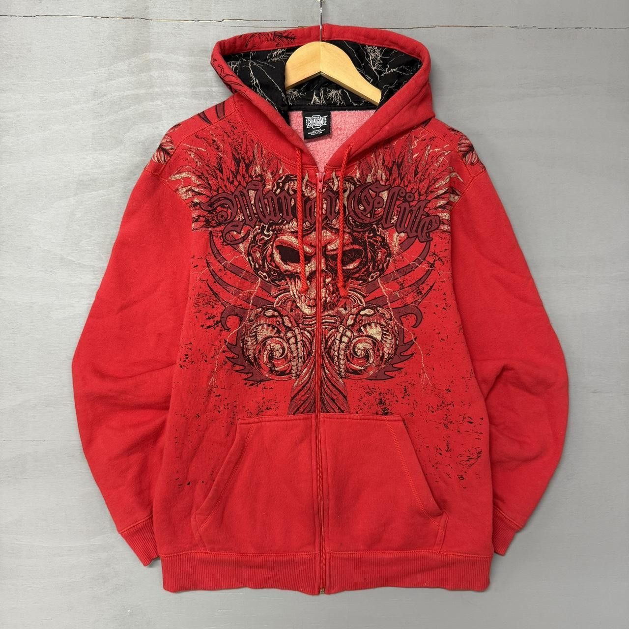 Tapout MMA Elite Tapout Affliction Style Zip Up Hoodie Medium Size US M / EU 48-50 / 2 - 1 Thumbnail