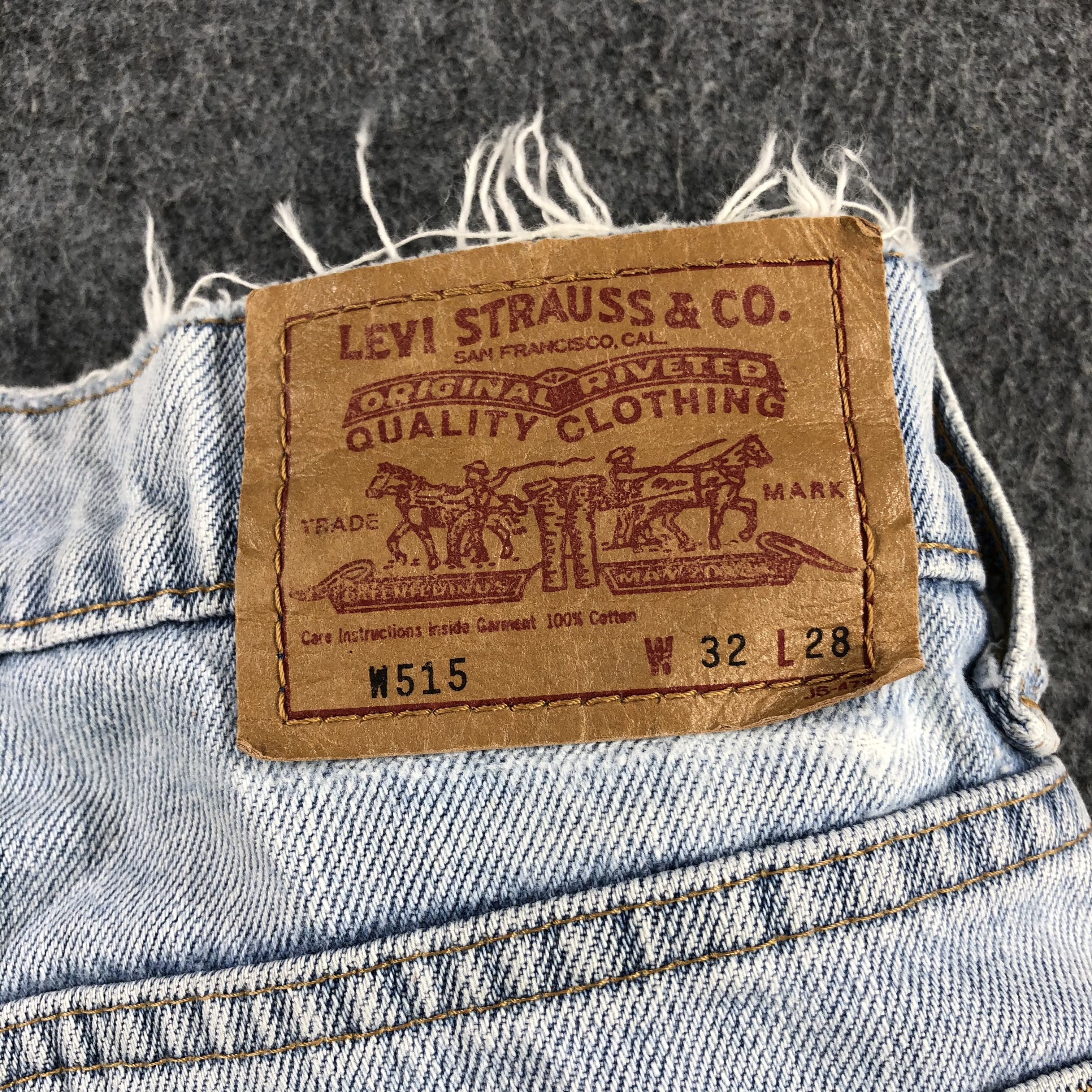 Levi's 90s Vintage Light Wash Levis 515 Jeans-J1918 Size US 28 / EU 44 - 5 Thumbnail