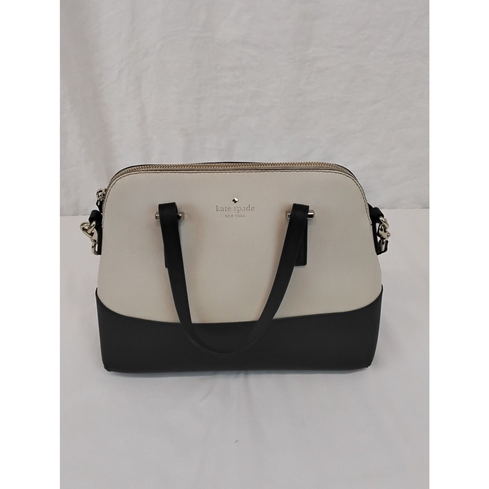 Kate Spade Kate Spade Convertible Satchel Handbag Purse Black/White Size ONE SIZE - 3 Thumbnail