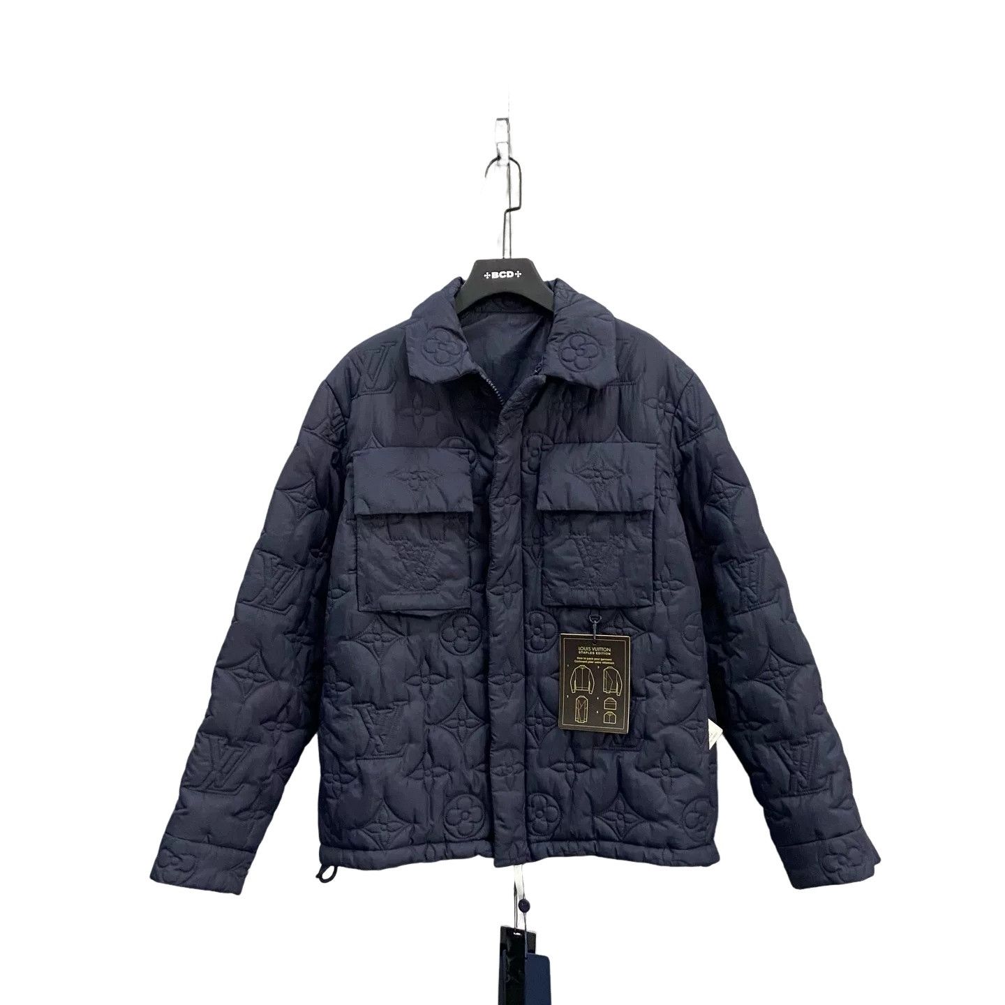 Louis Vuitton Louis Vuitton Monogram Embossed Quilted Jacket EU 48 Size US M / EU 48-50 / 2 - 1 Thumbnail