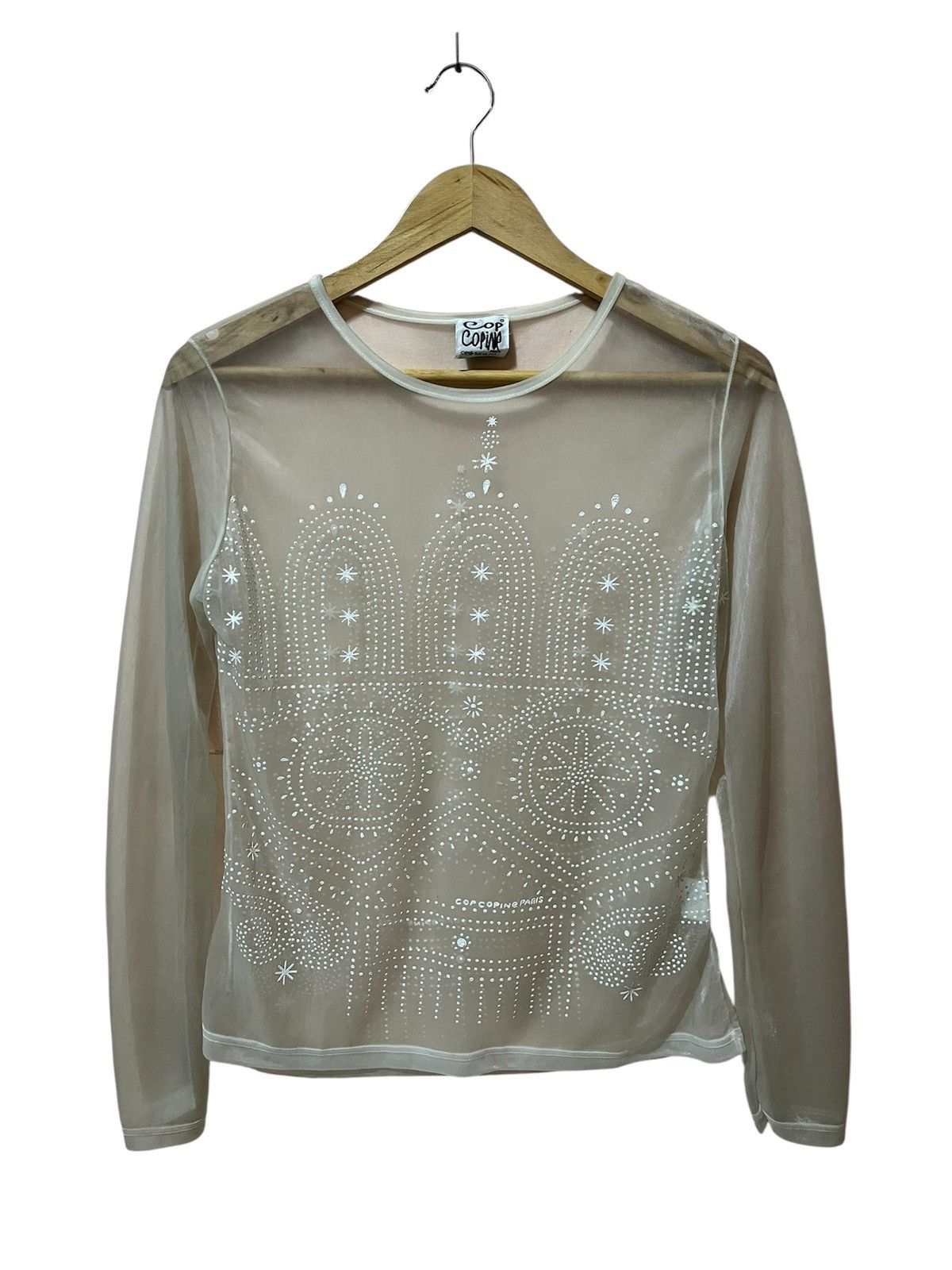 Cop Copine × Designer Presumed Cop Copine | Sheer Long Sleeve T