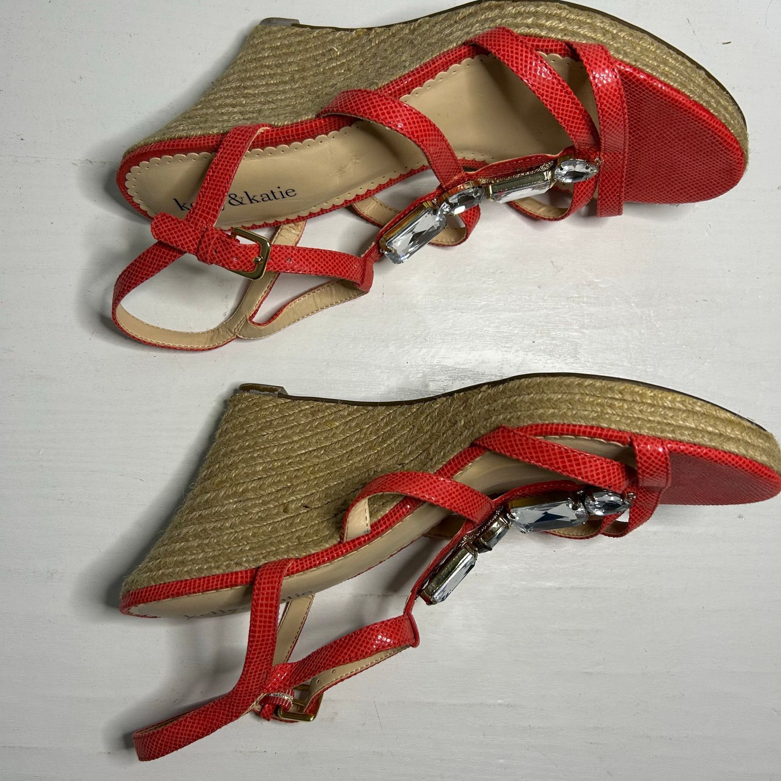 Other Kelly & Katie Rachel Coral Espadrille Wedge 10 Size US 10 / IT 40 - 17 Thumbnail