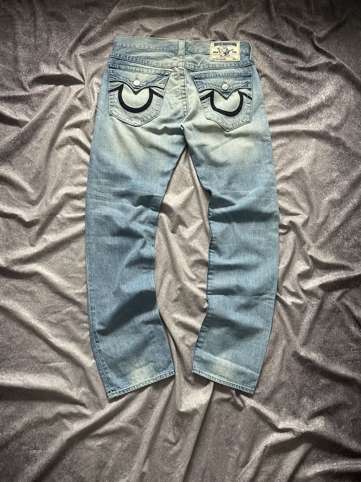 【COLOR iN ID】rope stitch denim JIMMY ROPE STITCH OVERSIZED JACKET - Rocky Point Light Wash