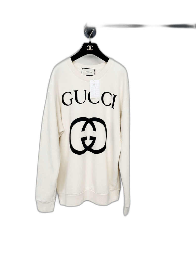 Gucci Gucci Sweatshirt Size M in Beige Color Size M / US 6-8 / IT 42-44 - 1 Thumbnail