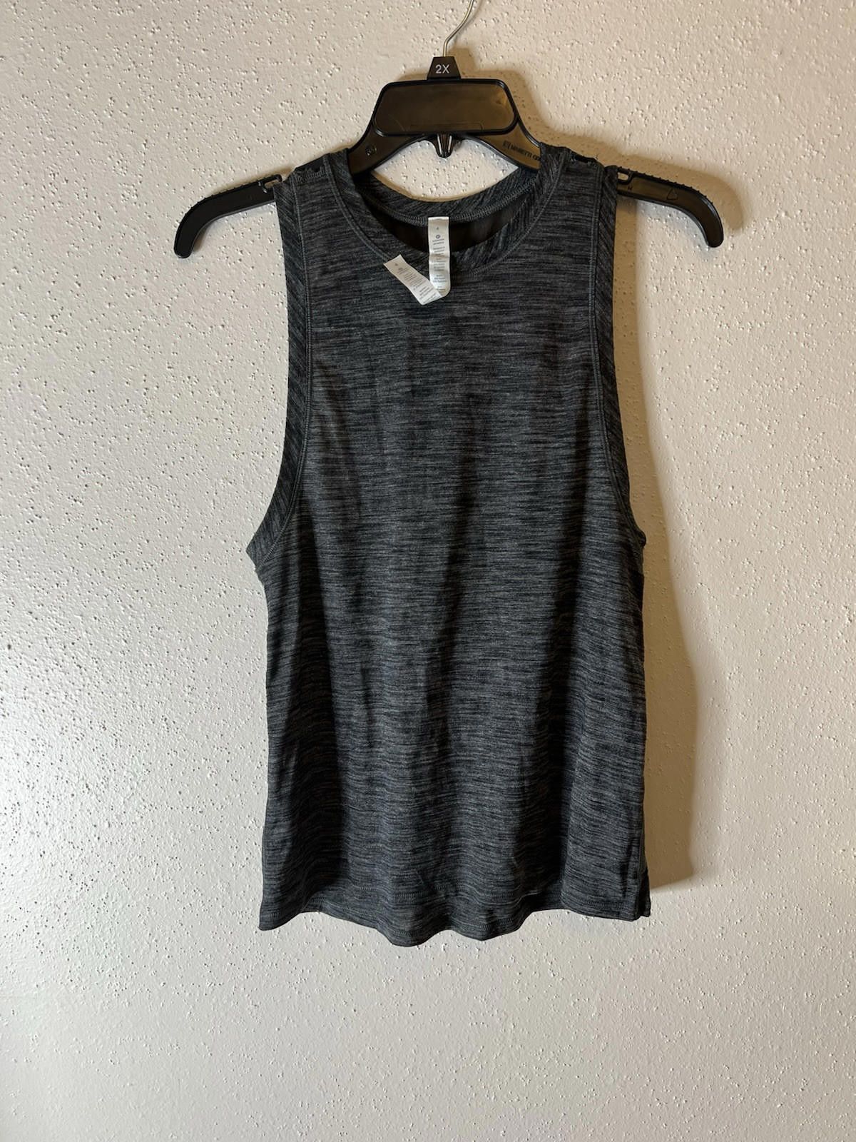 Designer Lululemon Heathered Grey Tank Top Sz 4 Size S / US 4 / IT 40 - 1 Thumbnail