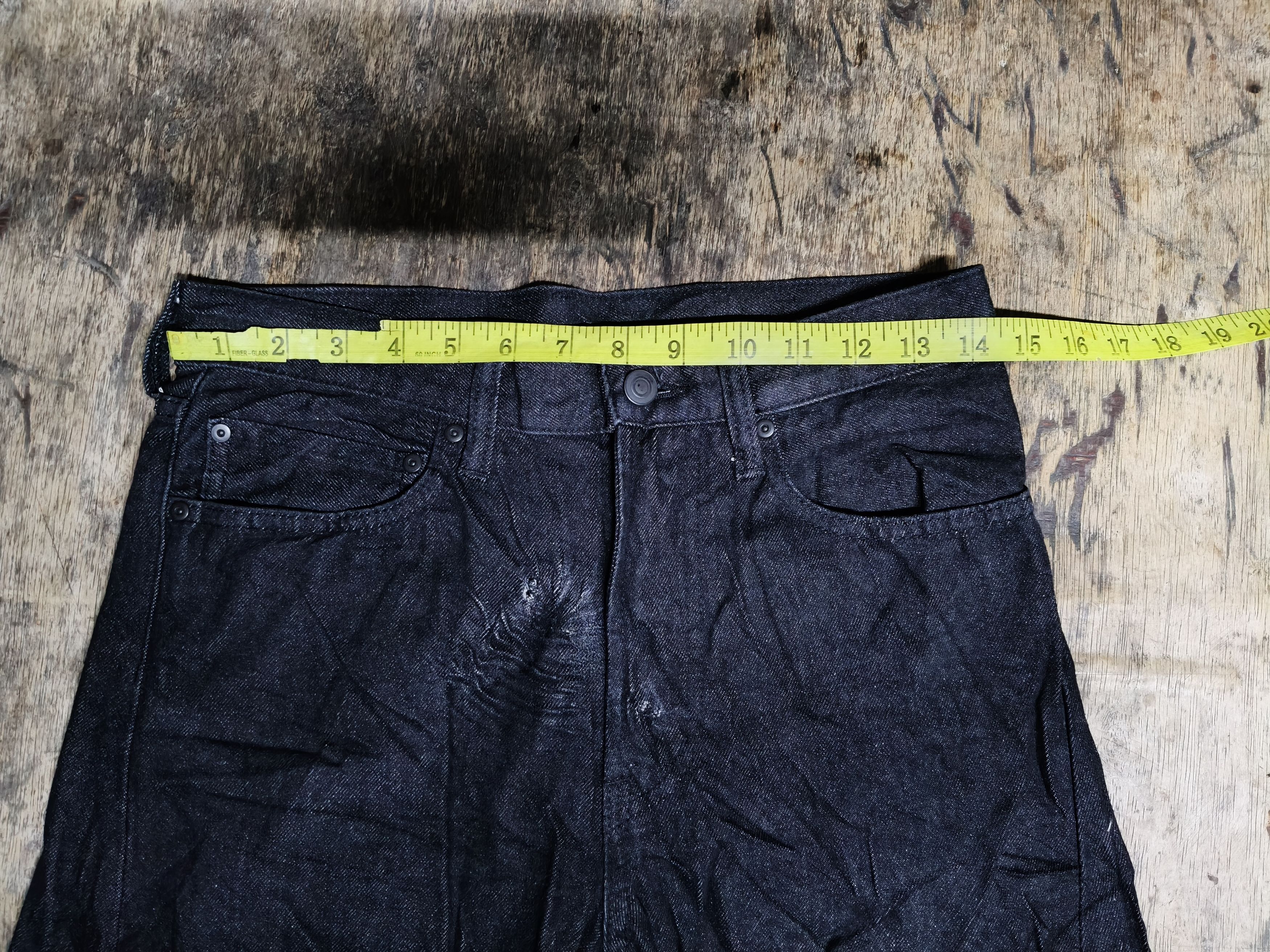 GU Gu Beige Denim Pants Size 29" - 7 Thumbnail