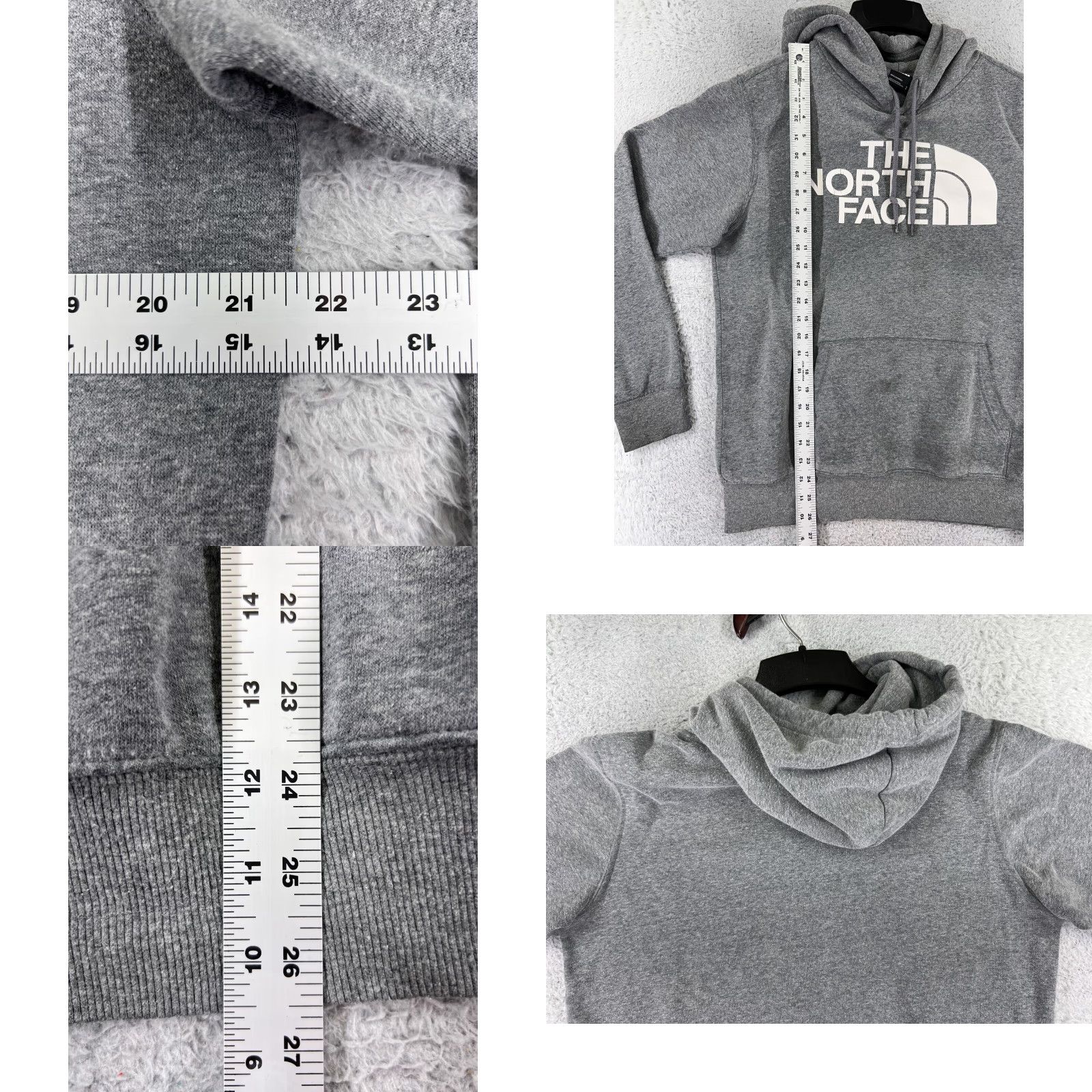 The North Face The North Face Mens Small Gray Pullover Hoodie Pocket Cotton Size US S / EU 44-46 / 1 - 9 Thumbnail