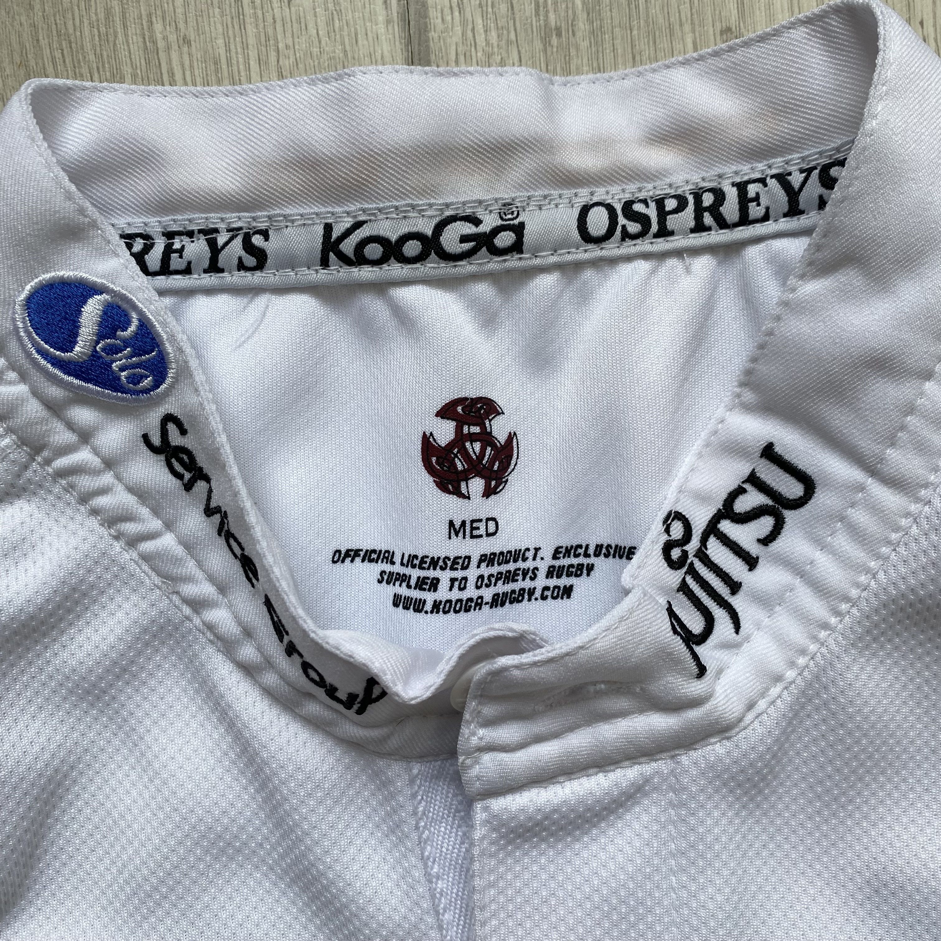 Cotton Traders 🏈 Vintage England Ospreys rugby jersey Heavy tee Blockore Size US M / EU 48-50 / 2 - 4 Thumbnail