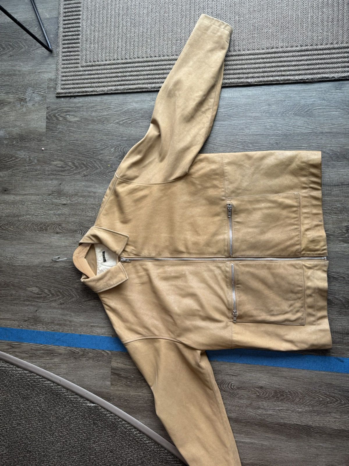 Other Cool Italian supple suede leather coat Size US XL / EU 56 / 4 - 2 Thumbnail