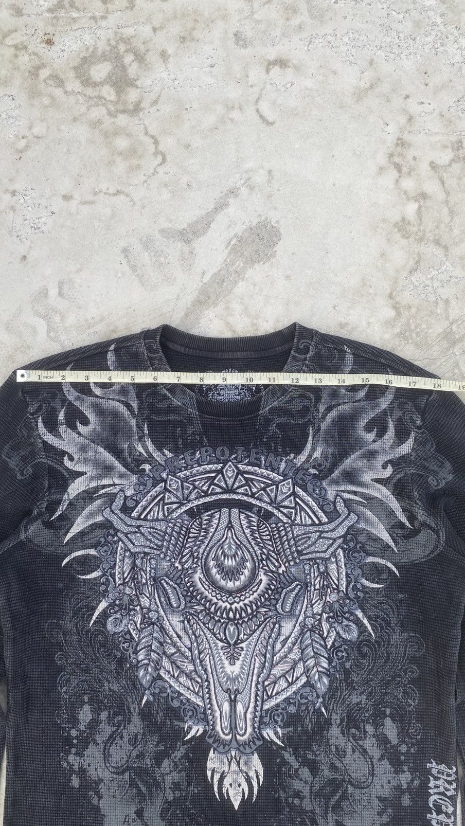 If Six Was Nine Y2K Prepotente Long Sleeve Waffle I6w9 Size US M / EU 48-50 / 2 - 9 Thumbnail