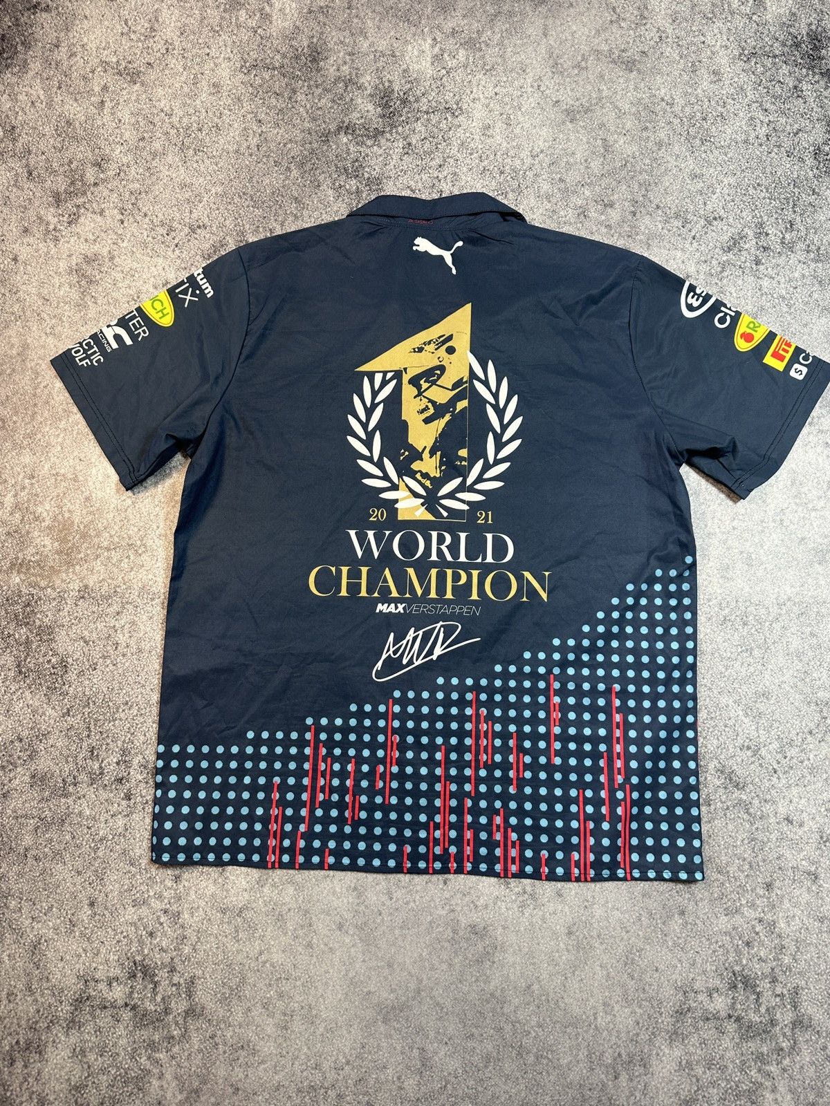 Formula 1 × Puma × Red Bull Puma Red Bull Racing Formula 1 Max Verstappen Shirt F1 Team Size US XL / EU 56 / 4 - 6 Thumbnail