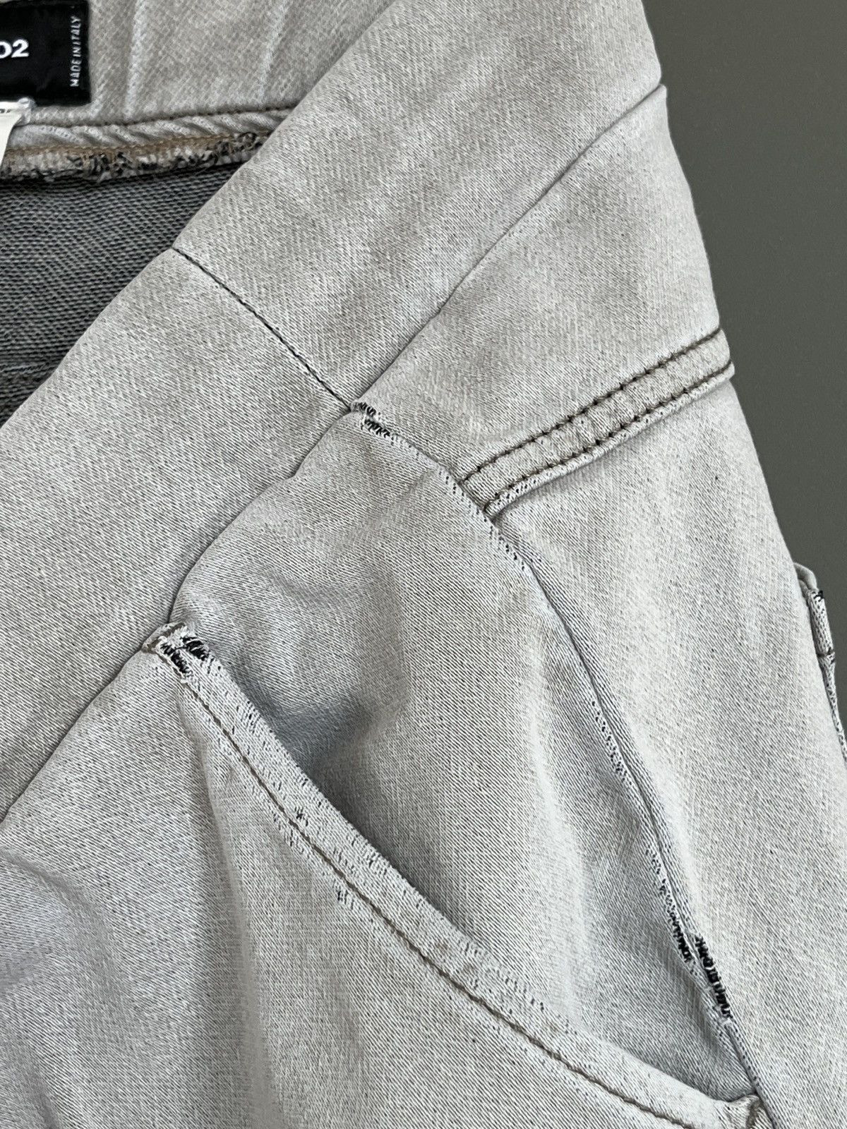 Dsquared2 Dsquared2 White Cotton Cargo Joggers Size US 34 / EU 50 - 9 Thumbnail