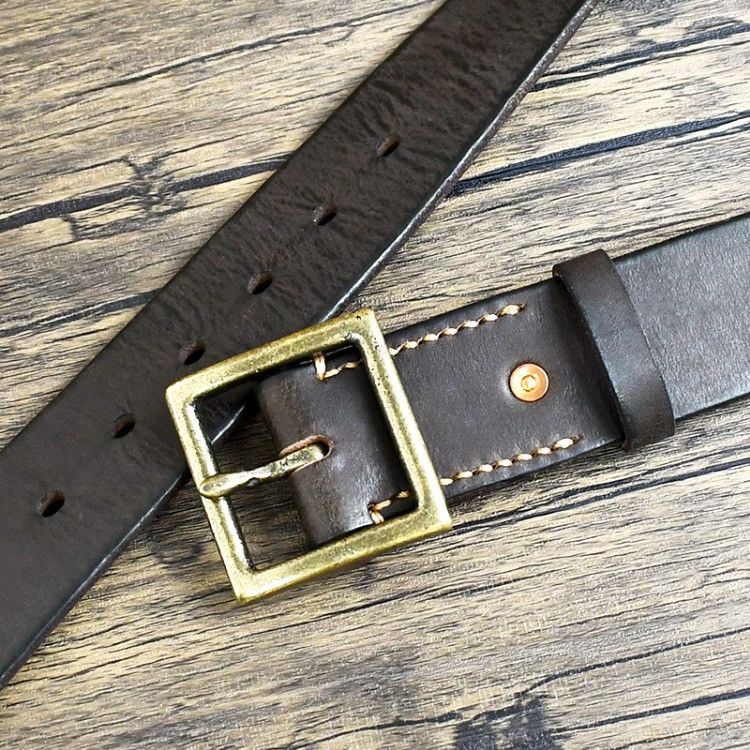 Japanese Brand × Leather Vintage Pin Buckle Leather Belt Size ONE SIZE - 3 Thumbnail